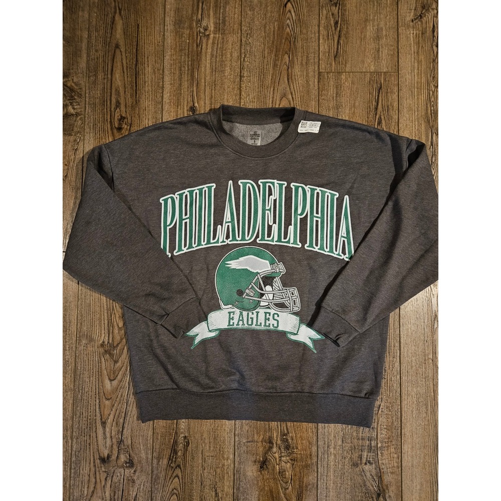Philadelphia Eagles Gameday Couture Sweatshirt Gray Size S Unisex